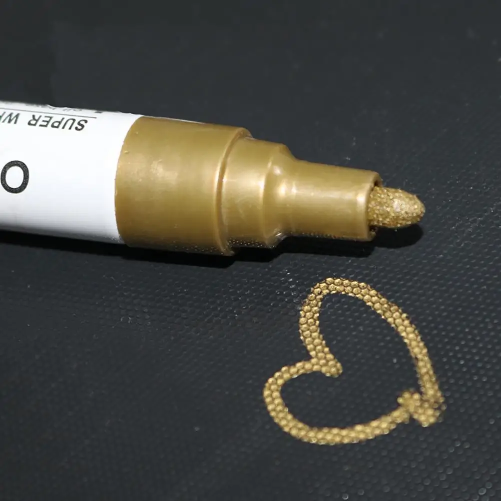 Горячая 2шт Универсальный водонепроницаемый маркер с перманентной краской ручка автомобильная шина протектора резиновый металлический граффити фломастер на масляной основе