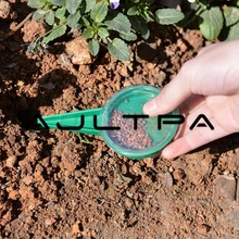 100 шт. садовый диспенсер для растений сеялка семена садовода циферблат Регулируемый размер распределитель сеялка стартер садовые инструменты F3159