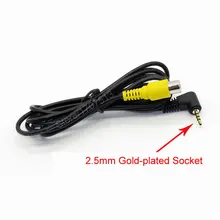 GPS Portable Navigation Rear View Video Input 2.5mm Stereo Plug To the Lotus Head AV Cable