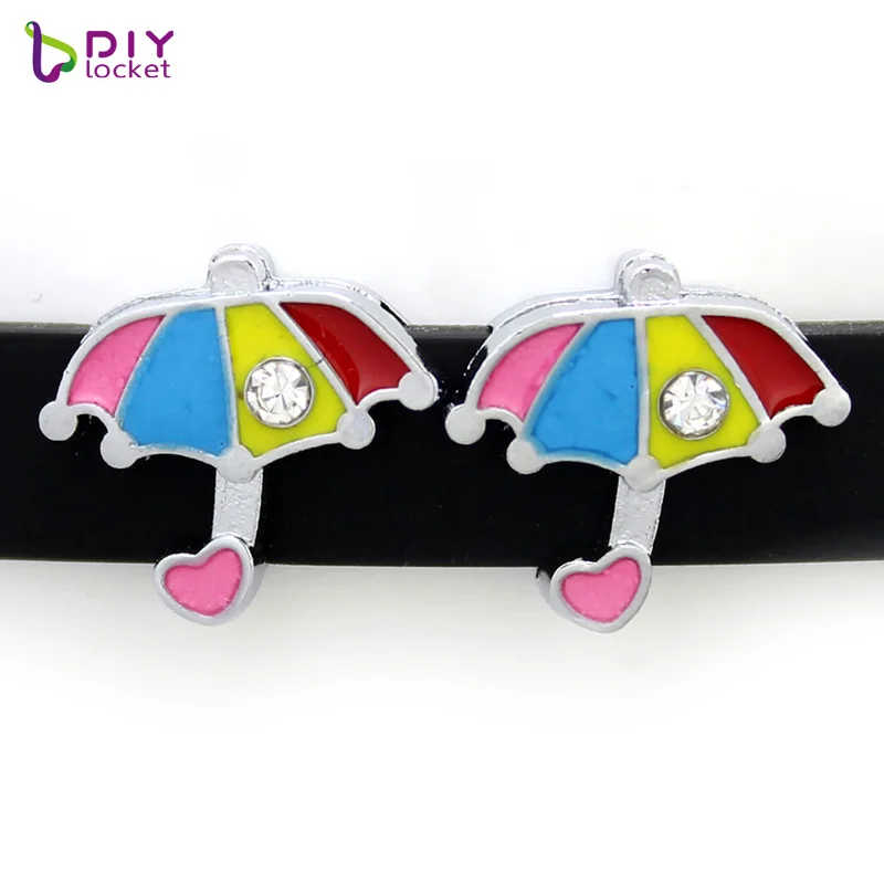 

Wholesale 10PCS! 8MM Slide Charms Fit DIY Wristband & Bracelet /Pet Collar, Accept customization LSSC188-191