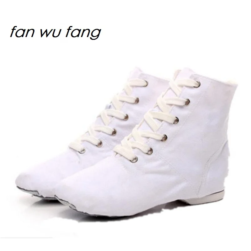 Fan wu fang/Новое поступление 2017 года белые парусиновые спортивные танцевальные