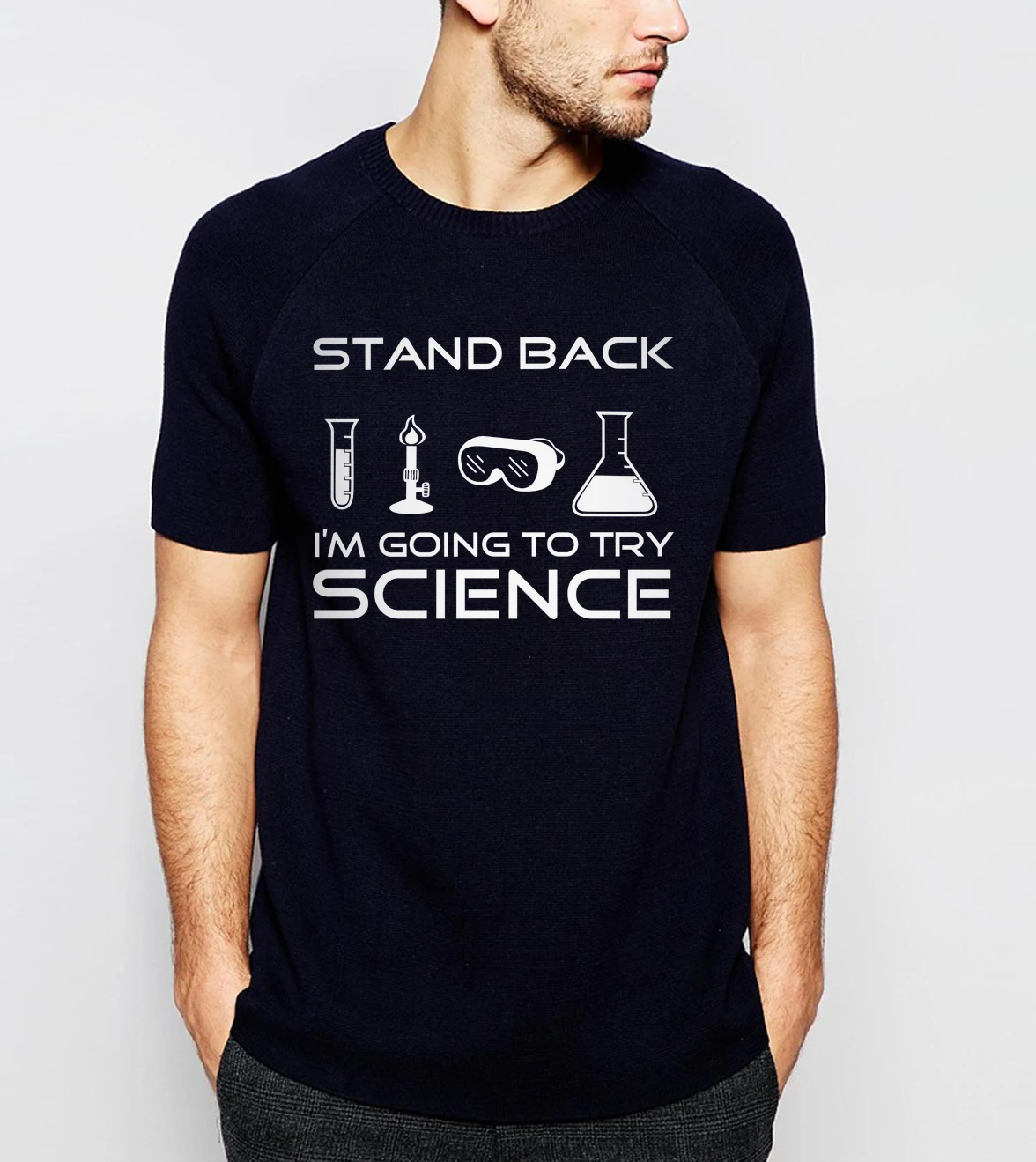 funny t shirts I'm Going To Try Science 2019 summer men T Shirts 100