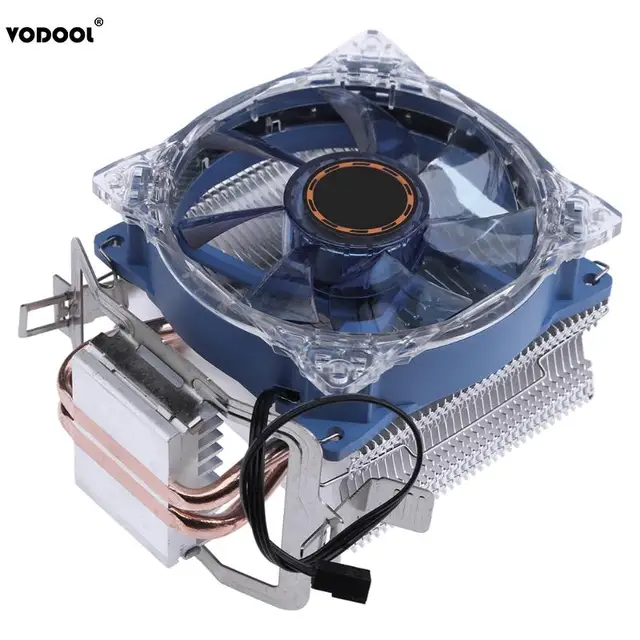 Best Offers DC 12V 95W 3 Pin CPU Cooling Fan Cooler Copper Double Heat Pipe Radiator Brass Tower Fan Cooling System For Computer Components Best Offers DC 12V 95W 3 Pin CPU Cooling Fan Cooler Copper Double Heat Pipe Radiator Brass Tower Fan Cooling System For Computer Components