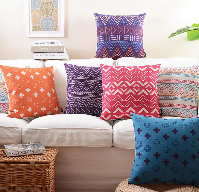 purple pink orange geometric pillowalmofadas case seat chair bedboho cushion coverdecorative throw pillows from reliable cushion cover suppliers on - Orange Decorative Pillows purple pink orange geometric pillowalmofadas case seat chair bedboho cushion coverdecorative throw pillows from reliable cushion cover suppliers on - Orange Decorative Pillows