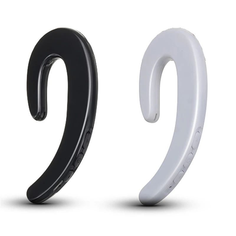 Koop Oorhaak Beengeleiding Bluetooth Oortelefoon Sport Hoofd telefoon Met Microfoon Voor iPhone Samsung Xiaomi Smart phone Draadloze Oortelefoon