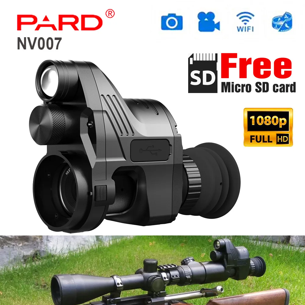 Hunting PARD NV007 Riflescope Tactical Digital Night Vision 200M Range