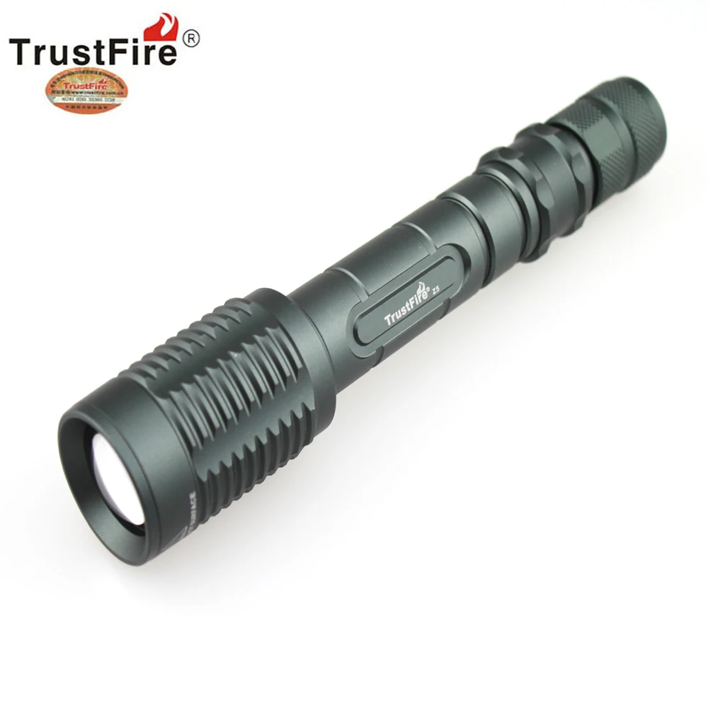 

TrustFire Z5 CREE XM-L2 1600 Lumens 5-Mode Zoomable LED Flashlight (2x18650)