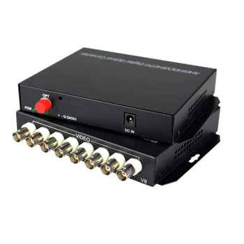 

HD CVI AHD TVI 720P 960P 8CH Fiber Optic to BNC Digital Video Converter fiber optical transmitter and receiver