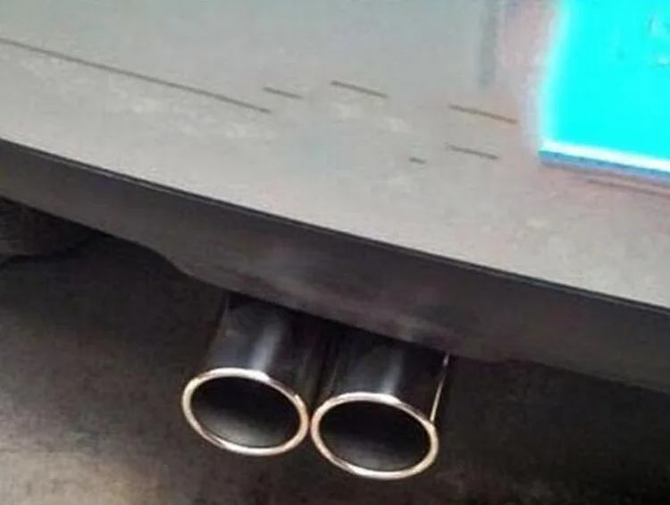 Rear Muffler Tip Pipe Universal Stainless Steel Exhaust Tail For Chevrolet Cruze Ford focus Ford fiesta 08-12 New