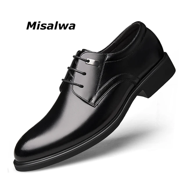 Misalwa spring / summer hollow classic derby men’s dress shoes breathable bitty oversized 47 48 49 casual business suit shoes