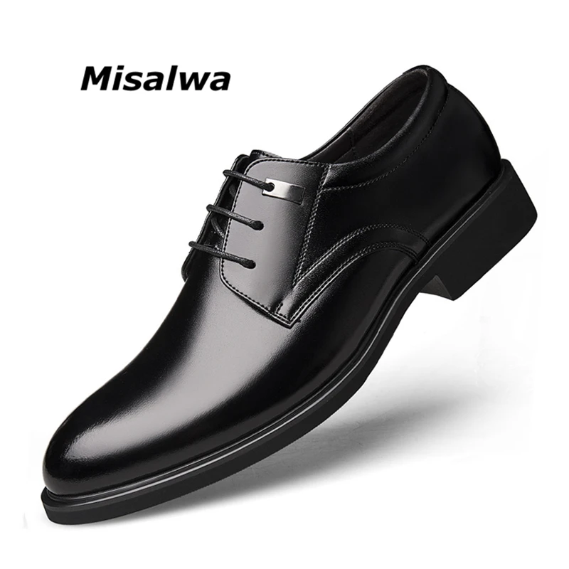 Классические туфли Misalwa с вырезами для мужчин классические дышащие большие