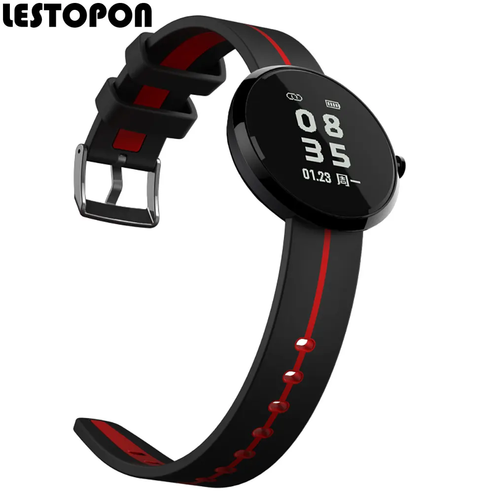 LESTOPON Смарт часы Smartwatch Браслет для Android с сердечного ритма сна фитнес трекер