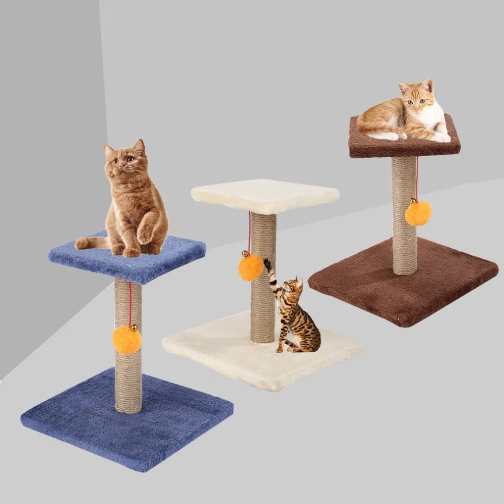 M30-1 Pet Cat Tree Climbing Frame Toy with Ball Shape Bell Toy Cat Scratching Posts Cat Scratch Board Jumping Training Toy M30-1 Pet Cat Tree Climbing Frame Toy with Ball Shape Bell Toy Cat Scratching Posts Cat Scratch Board Jumping Training Toy