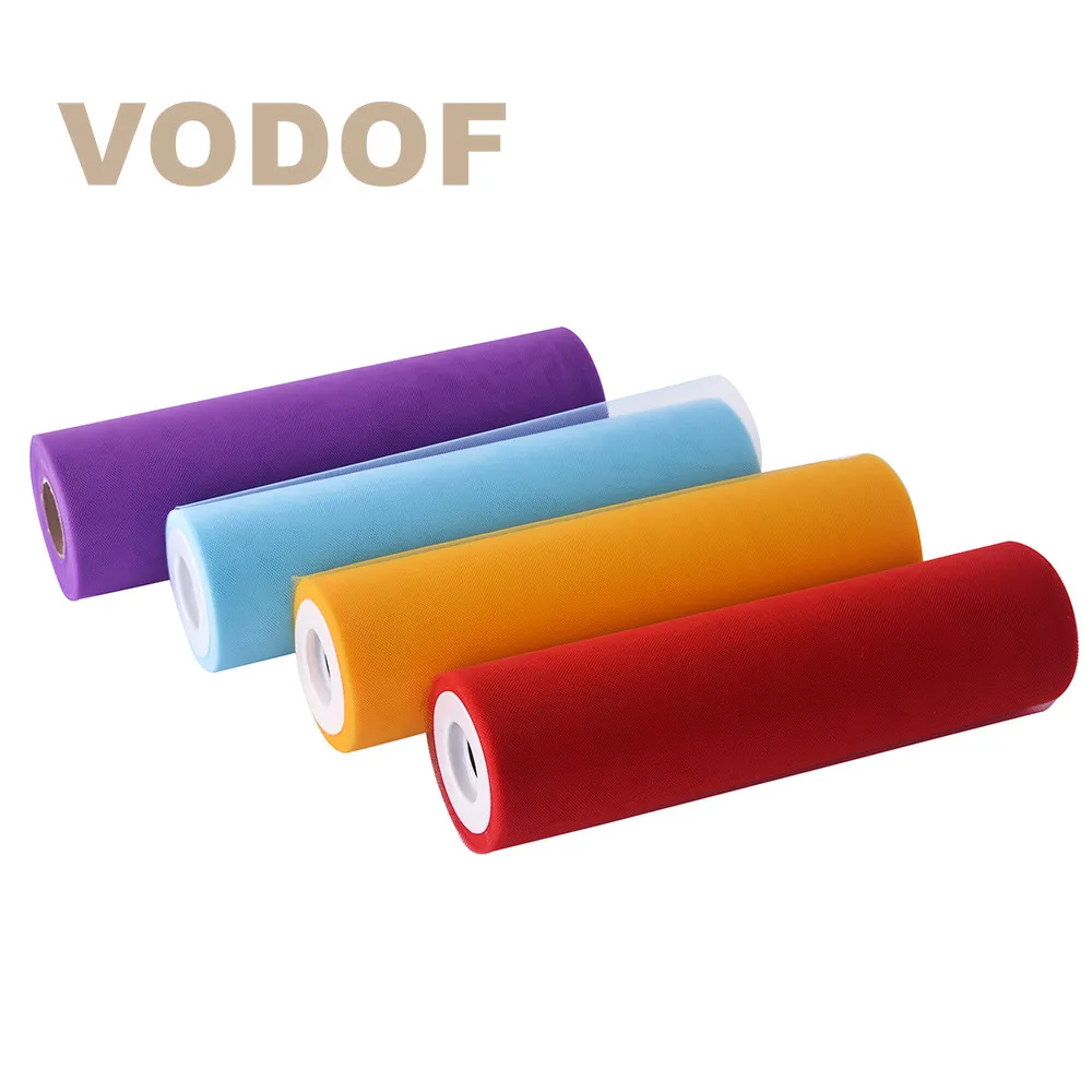 

Tulle Frabic Roll Spool For Tutu Dress 100% Polyester Colorful Tissue Tulle Paper Roll Spool Craft FREE SHIPPING 12'' 50yards