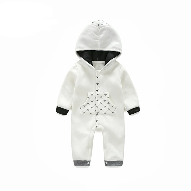New 2016 Baby clothes Autumn and winter long sleeved baby boys cotton velvet hooded sweater children