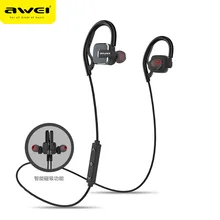 Magnetic Earpiece AWEI In-Ear Bluetooth Earphone Wireless Bluetooth Headphone With Microphone Auriculares For iPhone Sony Phones