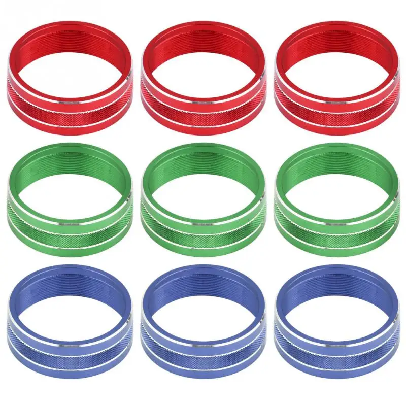 

3pcs Air Conditioning Button Cover Decorative Twist Switch Trim for Jeep Wrangler JK JKU 11-18 Car Accessories