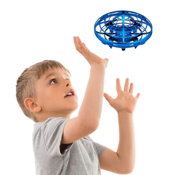 

UFO Ball Flying Aircraft Anti-collision Hand UFO Helicopter mini drone small intelligent induction quadcopter Drones For boys