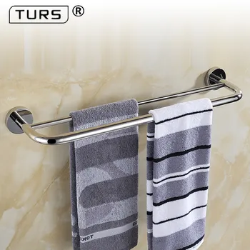 

2018 SUS 304 Stainless Steel Square Single Towel Bar Mirror Polished Towel Rack In The Bathroom Wall Mounted Towel Holder