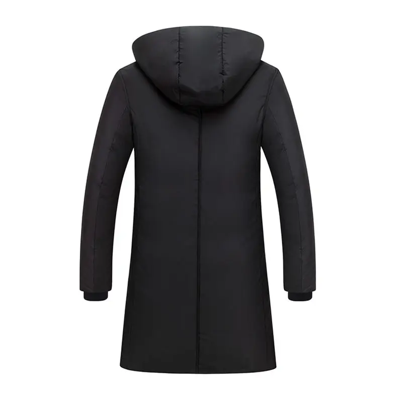 50% white duck down long jackets men Winter long parkas Waterproof windproof hooded coat male High quality thicken coats 7805-02