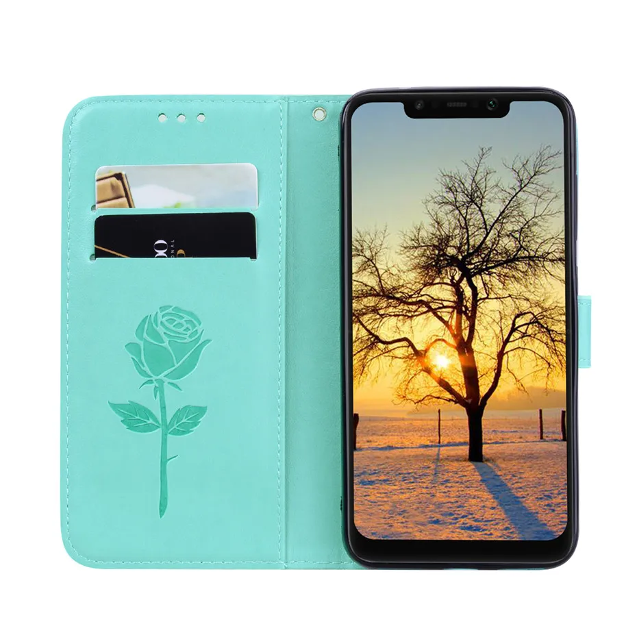 MOUSEMI Pocophone F1 Case Flip Leather Wallet Cover For Redmi 6A 6 Pro S2 For Girls Flower Phone Cases For Xiaomi Mi A1 Case 360 (7)