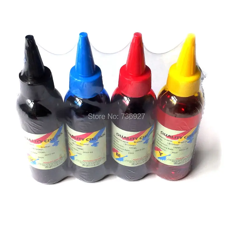 4X100 мл T1711 T1712 T1713 T1714 чернила для заправки принтера Epson XP 33 103 203 207 303 306 403 406 313|dye ink|ink