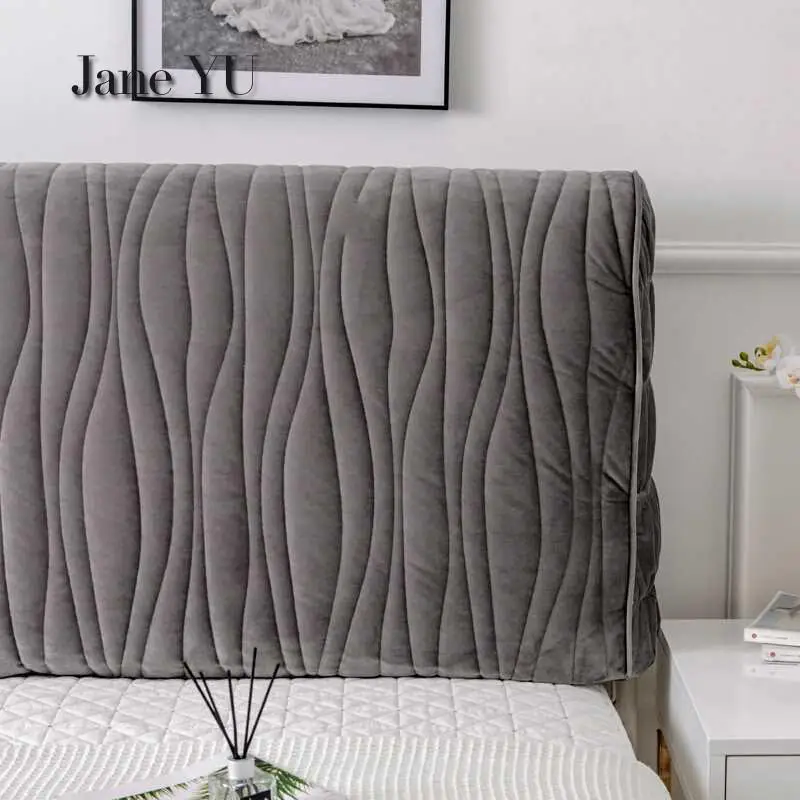 JaneYU All Inclusive Fabric Bedspread Soft Blanket Bed Set Simple Modern European Dust Cover 2.0M 1.8m1.5 Meter Bed Protector
