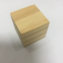 4 см большие DIY деревянные поделки деревянные блоки кубики
