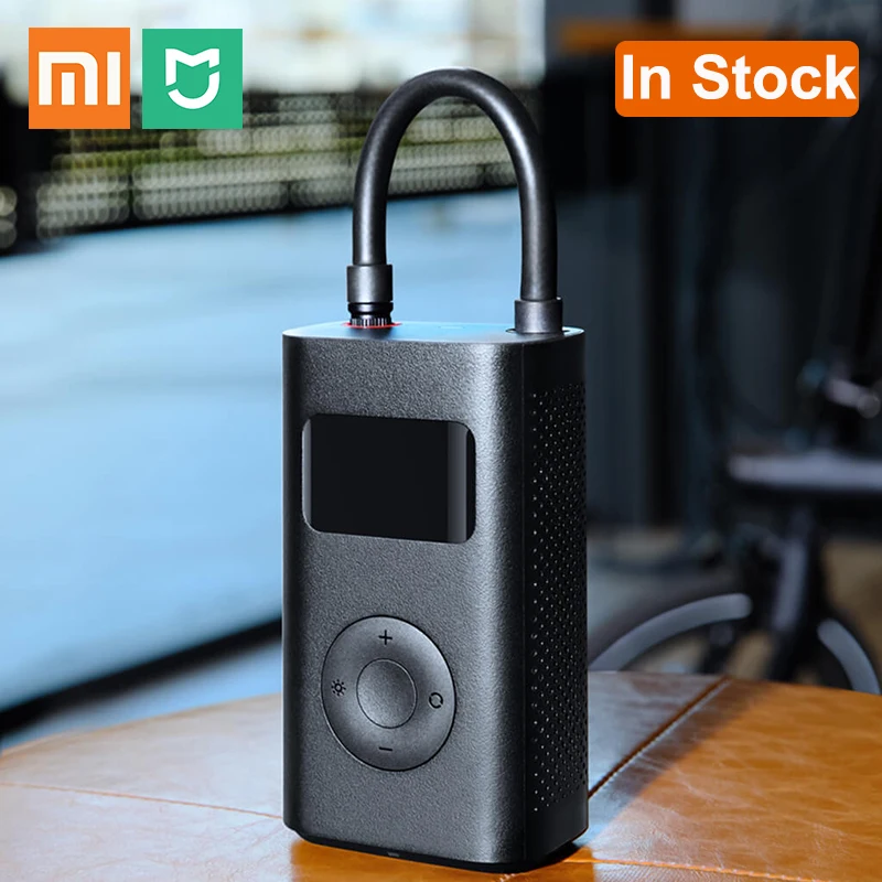 

In Stock Xiaomi Mijia Tire Inflator Portable Rechargeable Digital for Bike Motorcycle Car Inflatable Tire Pressure New
