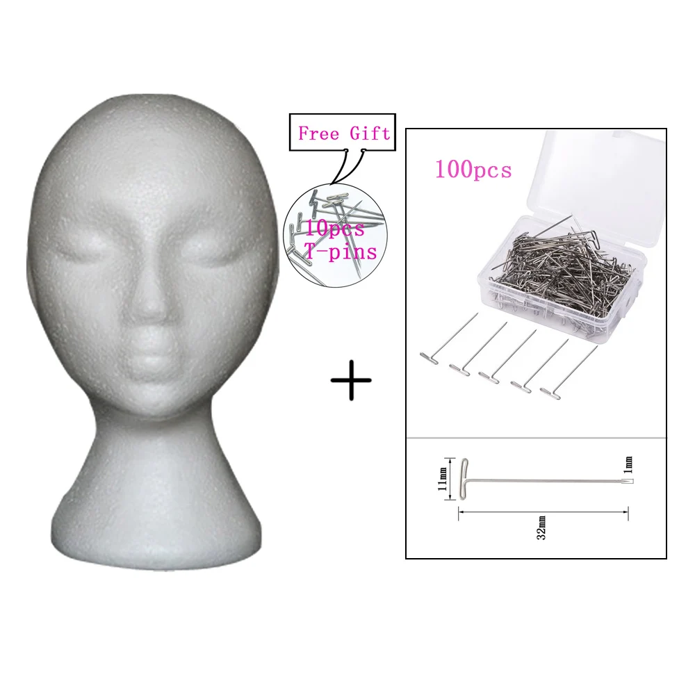 1pcs Styrofoam Model Heads Hat Wig DIsplay Foam Mannequin Head 1pcs Styrofoam Model Heads Hat Wig DIsplay Foam Mannequin Head