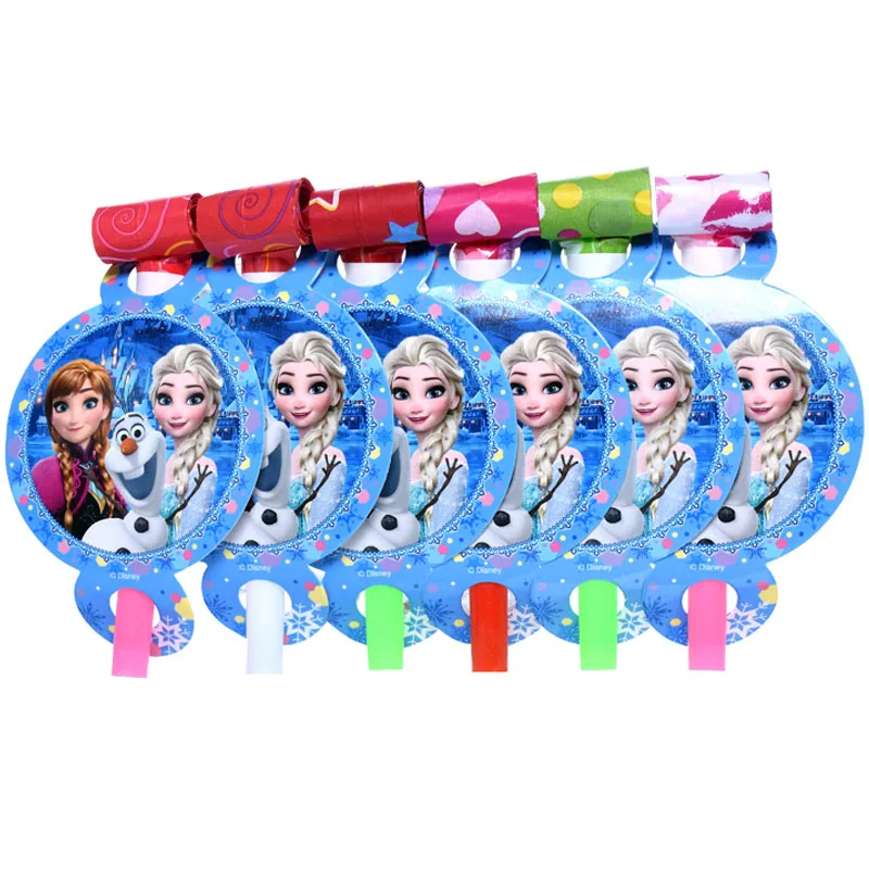Buy 6pcs Disney Frozen Princess Cartoon Funny Whistles
