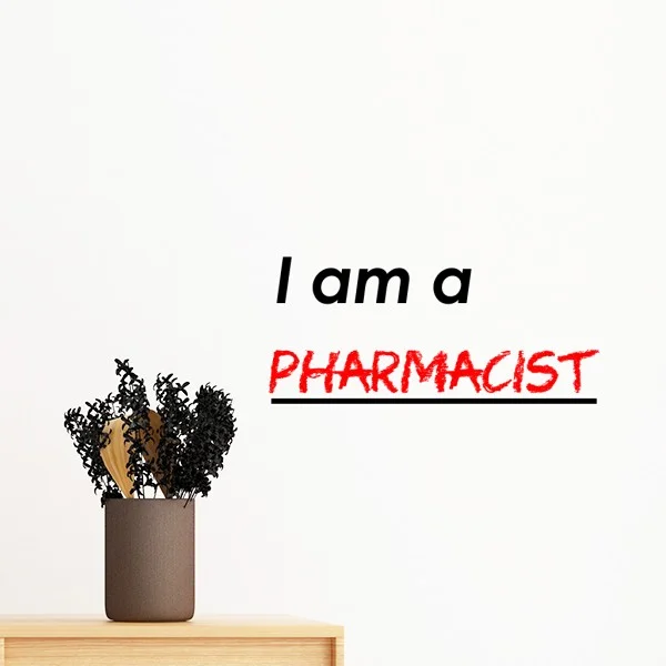Цитата я-аптекарь съемный стикер на стену художественные наклейки настенные DIY