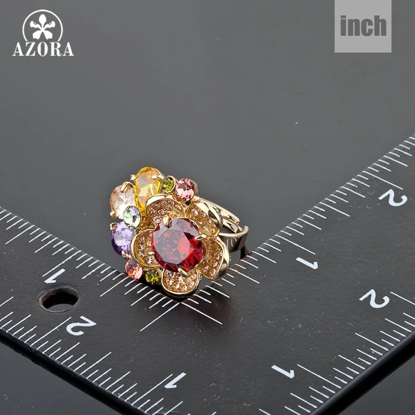 Женское кольцо с австрийским кристаллом разные цвета|gold color|ring sizerings adjustable size |