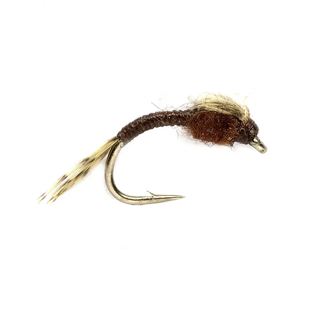 6pcs Aventik Midge WD40 Flies Flies Dry Trout Nymph Flies Various Size 