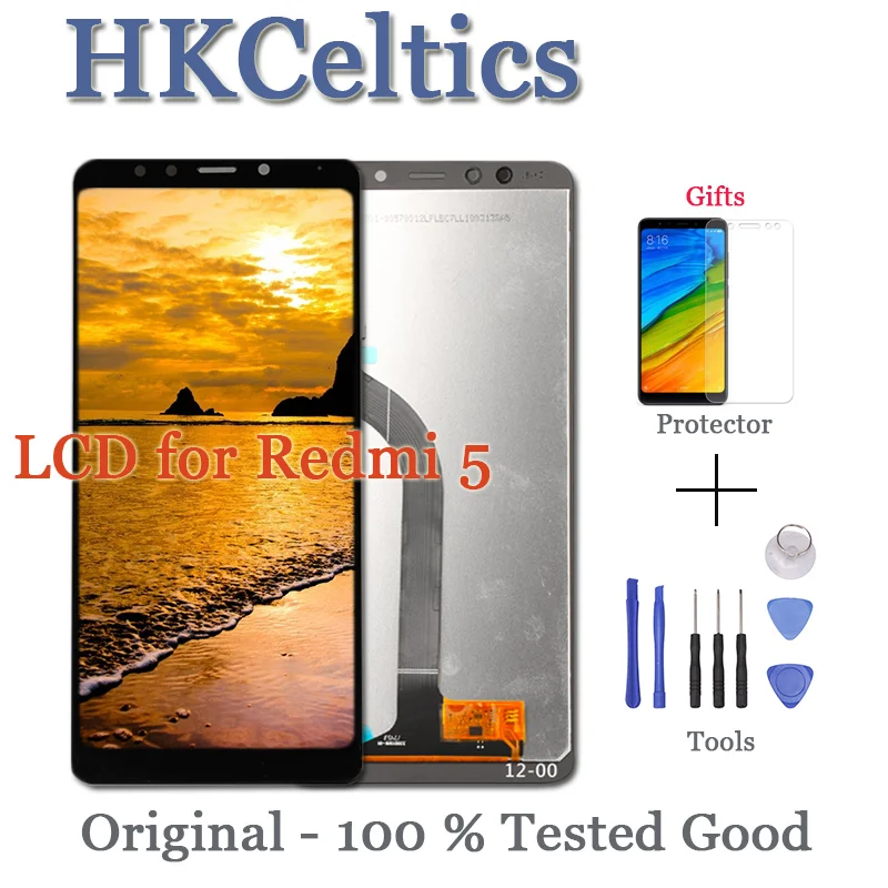 

LCD Display for Xiaomi Redmi 5 5.7 inch Touch screen Digitizer Assembly 1440*720 Replacement for Redmi 5 lcd Screen with Frame