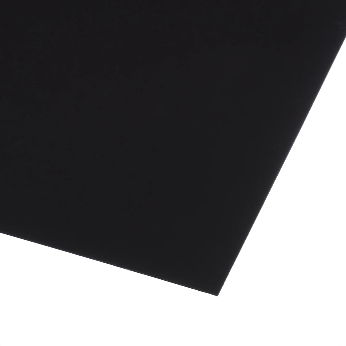 1 Piece 300*300*0.5mm Flat Square Black ABS Plastic Sheet For Car Audio Installation Flexible Smooth Back
