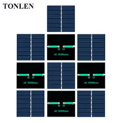 10 шт., эпоксидная солнечная панель 3 В в 150 мА, 60 * мм 55 мм