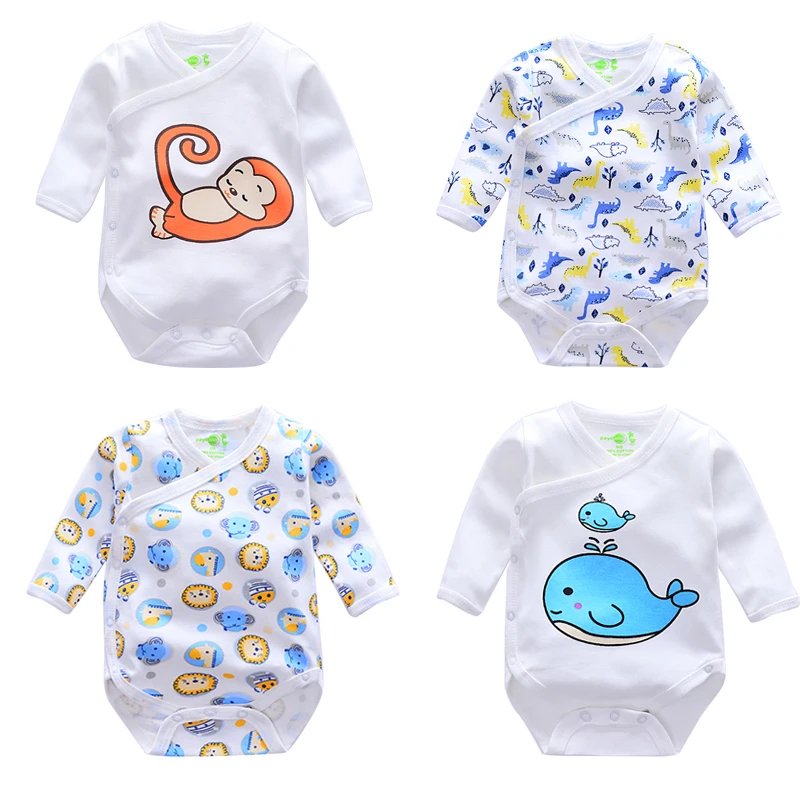 

Newborn Baby Clothes Baby Rompers One-Pieces infant clothing cotton Animal style Monkey/owl baby girl clothes Overall Jumpsuits