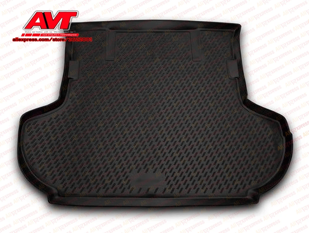 

Trunk mats for Citroen C-Crosser 2007- 1 pcs rubber rugs non slip rubber interior car styling accessories