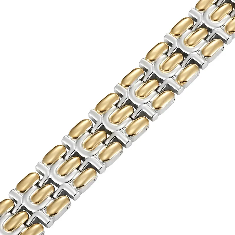 Магнитный браслет Escalus мужской из нержавеющей стали 21 шт.|bracelet men stainless steel|magnetic