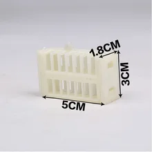 5 шт. пчелиная маточная Клеточка, белая безопасная многофункциональная тянущаяся утварь, инструменты для пчеловодства