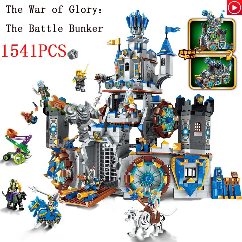 

Legoed Movie Lepins city The pirate series The War of Glory The Battle Bunker 1541 Legoing Building Blocks Model Kits Toys Gifts