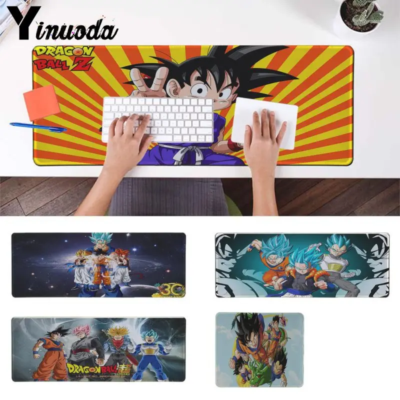 

Yinuoda Beautiful Anime Dragon Ball Z Gaming Player desk laptop Rubber Mouse Mat Large Picture Customize Gaming Mousepad