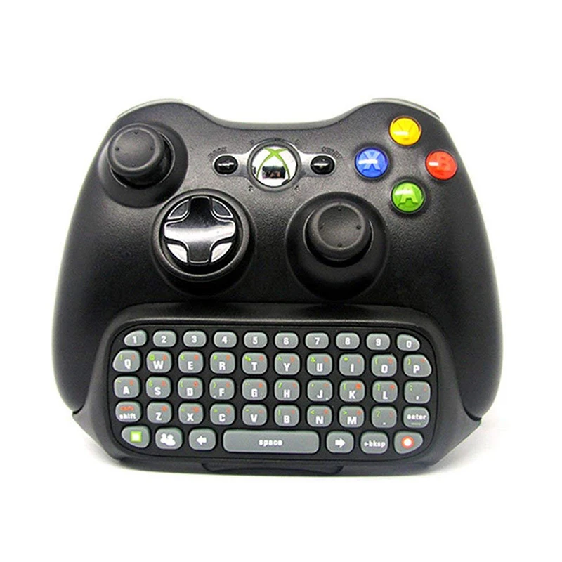 

Black 47 keys Chatpad Keypad Mini Keyboard Wireless Controller Text Messenger Keyboard for Xbox 360 Game Controller