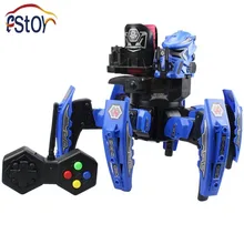 2.4G Intelligent Robot Warrior Science Fiction Robot RC Multi-function Armor Warrior 6 Leg walking with Cool Appearance Robot