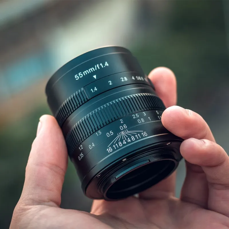 7 artisans 55mmF1. 4 Стандартный портретный микро объектив с большой апертурой для E mount FX