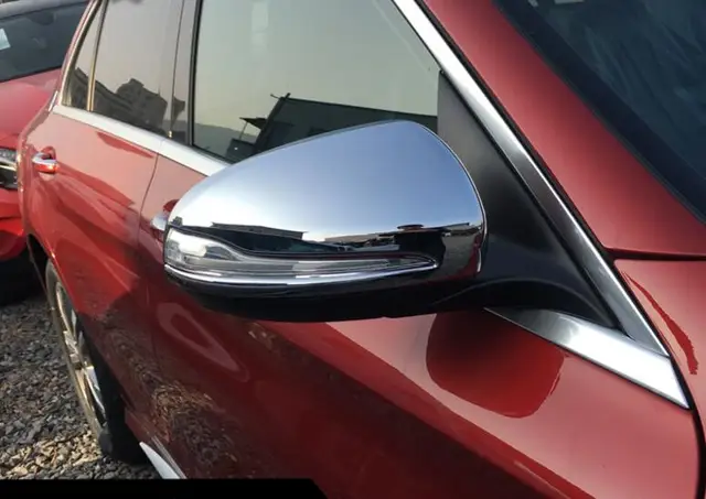2x Chrome Silver Mirror Cover Tirms For Mercedes Benz W205 S205 C180 2x Chrome Silver Mirror Cover Tirms For Mercedes Benz W205 S205 C180 C200 C250 C300 C400 C Cl Sedan Coupe 2016 2017