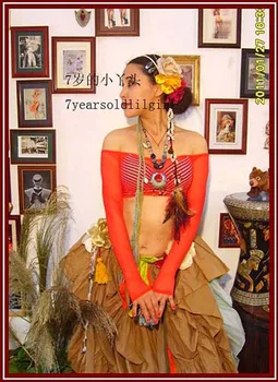 

Transparent thin belly dance long sleeve on Finger Top CG01-07