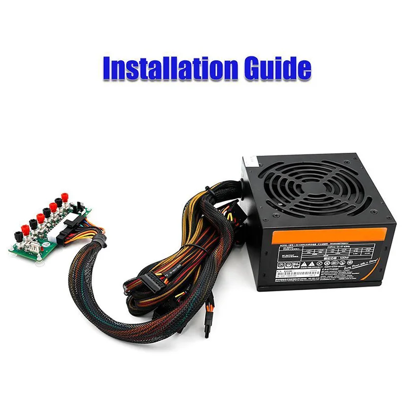 الكمبيوتر PC امدادات الطاقة اندلاع محول وحدة 24Pin ATX الفوق مجلس QF66 الكمبيوتر PC امدادات الطاقة اندلاع محول وحدة 24Pin ATX الفوق مجلس QF66