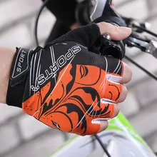 Перчатки без пальцев, перчатки для занятий фитнесом, Для мужчин Для женщин тренировки противоскользящие, из дышащей ткани Вес подъема бодибилдинг, тренировка перчатки спортивные